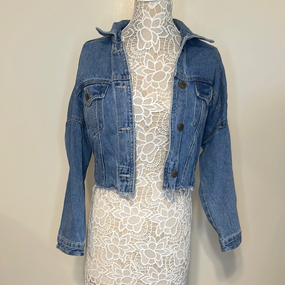 EUC small Mono B Jean jacket.